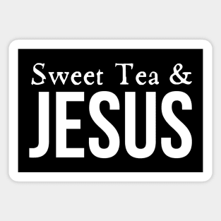 Sweet Tea And Jesus Sticker